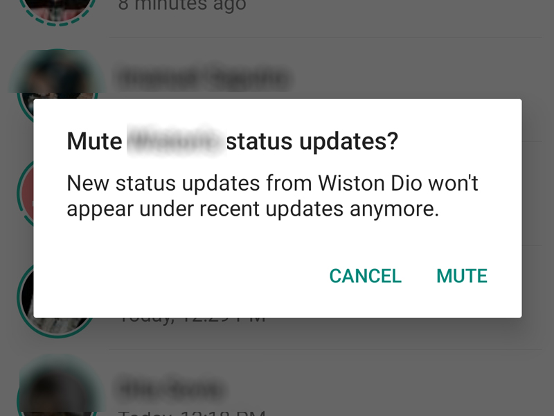 Cara membuat status WhatsApp tidak bisa dilihat orang lain